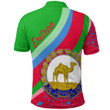 1sttheworld Clothing - Eritrea Special Flag Polo Shirt A35