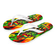 1sttheworld Flip Flops - Ethiopia 3D Pattern Flip Flops A35