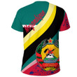 1sttheworld Clothing - Mozambique Special Flag T-shirts A35