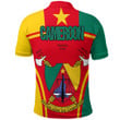 1sttheworld Clothing - Cameroon Active Flag Polo Shirt A35