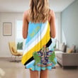 1sttheworld Clothing - Saint Lucia Special Strap Summer Dress A35