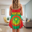 1sttheworld Clothing - Mauritania Bincjou Strap Summer Dress A35