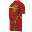 1sttheworld Clothing - Morocco Active Flag Baseball Jersey A35