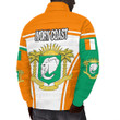 1sttheworld Clothing - Ivory Coast Active Flag Padded Jacket A35