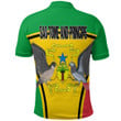 1sttheworld Clothing - Sao Tome and Principe Active Flag Polo Shirt A35