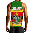 1sttheworld Clothing - Zimbabwe Active Flag Men Tank Top A35