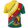 1sttheworld Clothing - Cameroon Special Flag Polo Shirt A35