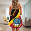 1sttheworld Clothing - Angola Special Flag Strap Summer Dress A35