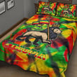 1sttheworld Quilt Bed Set - Ethiopia 3D Pattern Quilt Bed Set A35