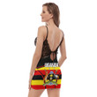 1sttheworld Clothing - Uganda Active Flag Back Strap Cami Dress A35