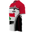 1sttheworld Clothing - Sudan Active Flag Baseball Jersey A35