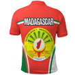 1sttheworld Clothing - Madagascar Active Flag Polo Shirt A35