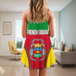 1sttheworld Clothing - French Guiana Bincjou Strap Summer Dress A35