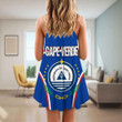1sttheworld Clothing - Cape Verde Bincjou Strap Summer Dress A35