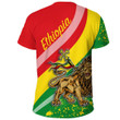 1sttheworld Clothing - Ethiopia Special Flag T-shirts A35