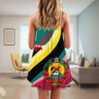 1sttheworld Clothing - Mozambique Special Flag Strap Summer Dress A35