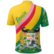1sttheworld Clothing - Benin Special Flag Polo Shirt A35