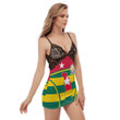 1sttheworld Clothing - Togo Active Flag Back Strap Cami Dress A35