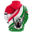 1sttheworl Clothing - Sudan Special Flag Zip Hoodie A35