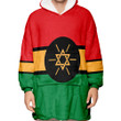 1sttheworld Clothing - Ethiopia Flag and Map New Oodie Blanket Hoodie A35 | 1sttheworld