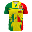 1sttheworld Clothing - Senegal Active Flag Baseball Jersey A35