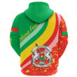 1sttheworl Clothing - Burkina Faso Special Flag Zip Hoodie A35