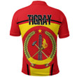 1sttheworld Clothing - Tigray Active Flag Polo Shirt A35