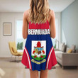 1sttheworld Clothing - Bermuada Bincjou Strap Summer Dress A35