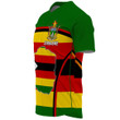 1sttheworld Clothing - Zimbabwe Active Flag Baseball Jersey A35