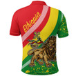 1sttheworld Clothing - Ethiopia Special Flag Polo Shirt A35
