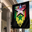 Gettee Store Flag - Senegal Flag and American Flag Torn Style A35