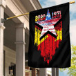 Gettee Store Flag - Tigray Flag and American Flag Torn Style A35