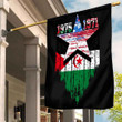 Gettee Store Flag - Western Sahara Flag and American Flag Torn Style A35