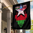 Gettee Store Flag - Malawi Flag and American Flag Torn Style A35