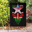 Gettee Store Flag - Kenya Flag and American Flag Torn Style A35