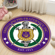 Getteestore Round Carpet - Omega Psi Phi Fraternity A31