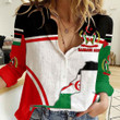 GetteeStore Clothing - Sahrawi Arab Active Flag Women Casual Shirt A35