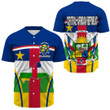 GetteeStore Clothing - Central African Republic Active Flag Baseball Jersey A35