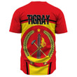 GetteeStore Clothing - Tigray Active Flag Baseball Jersey A35