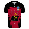 GetteeStore Clothing - Angolia Active Flag Baseball Jersey A35