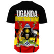 GetteeStore Clothing - Uganda Active Flag Baseball Jersey A35