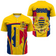GetteeStore Clothing - Chad Active Flag Baseball Jersey A35