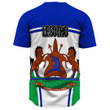 GetteeStore Clothing - Lesotho Active Flag Baseball Jersey A35
