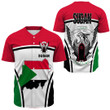 GetteeStore Clothing - Sudan Active Flag Baseball Jersey A35