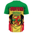GetteeStore Clothing - Republic of the Congo Active Flag Baseball Jersey A35