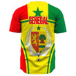 GetteeStore Clothing - Senegal Active Flag Baseball Jersey A35