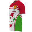 GetteeStore Clothing - Burundi Active Flag Baseball Jersey A35