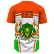 GetteeStore Clothing - Niger Active Flag Baseball Jersey A35