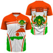 GetteeStore Clothing - Niger Active Flag Baseball Jersey A35