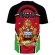GetteeStore Clothing - Malawi Active Flag Baseball Jersey A35